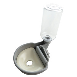 Taça de água para ser fixada em gaiola metálica, anti-choque, 480 ml, para cão AP-FL-521648 Tigela, tigela de viagem