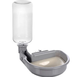 Taça de água para ser fixada em gaiola metálica, anti-choque, 480 ml, para cão AP-FL-521648 Tigela, tigela de viagem