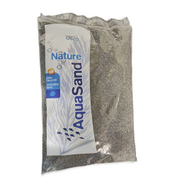 animallparadise AquaSand 1 kg per acquari 1-4 mm pavimento decorativo in basalto nero naturale AP-ZO-346407 Terreni, substrati