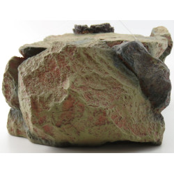 animallparadise Steinplatte mit Baumstumpf 25 cm, Aquarium AP-TR-8847 Dekoration und anderes