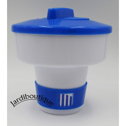 jardiboutique Large Plastic Floating Chlorine or Bromine Dispenser 17.5 CM for Pebble Diffuser