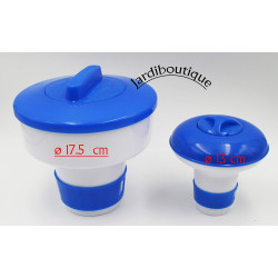 Grande Cloro Flutuante de Plástico ou Dispensador de Bromo 17,5 CM para Rolos JB-SDCHLGA Difusor