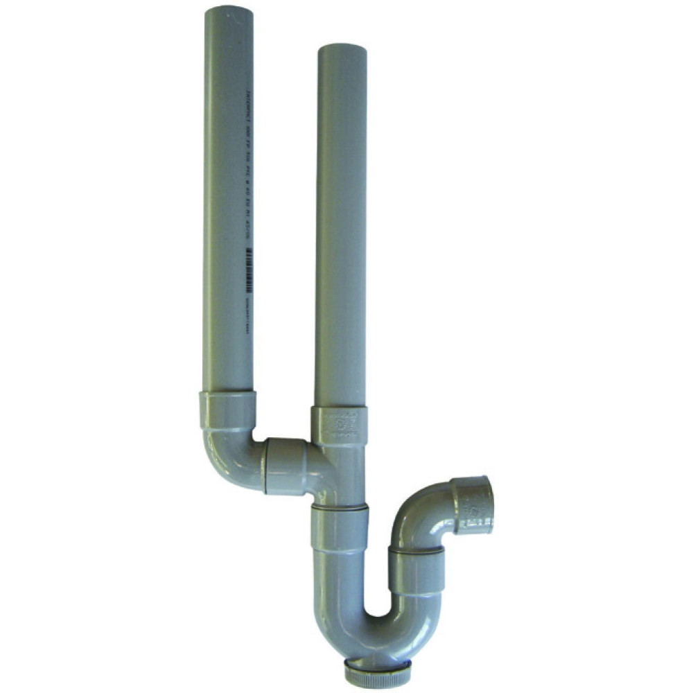 Enlace doble para gomas de salida de lavadora / lavavajillas a pvc de 40  mm. - DUKTO - Tienda online de accesorios de fontanería.