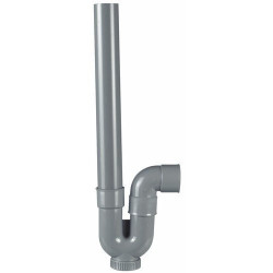 jardiboutique Siphon or drain for washing machine, ø 40 mm, horizontal outlet Siphon
