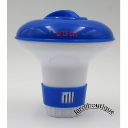 JB-IN-SDCHLPA jardiboutique Dispensador flotante de plástico de 13 cm para pastillas pequeñas de cloro o bromo Difusor