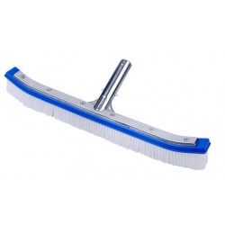 Escova de limpeza de piscinas em PVC com reforço em alumínio, largura 46 cm JB-SBP46ALU Escova