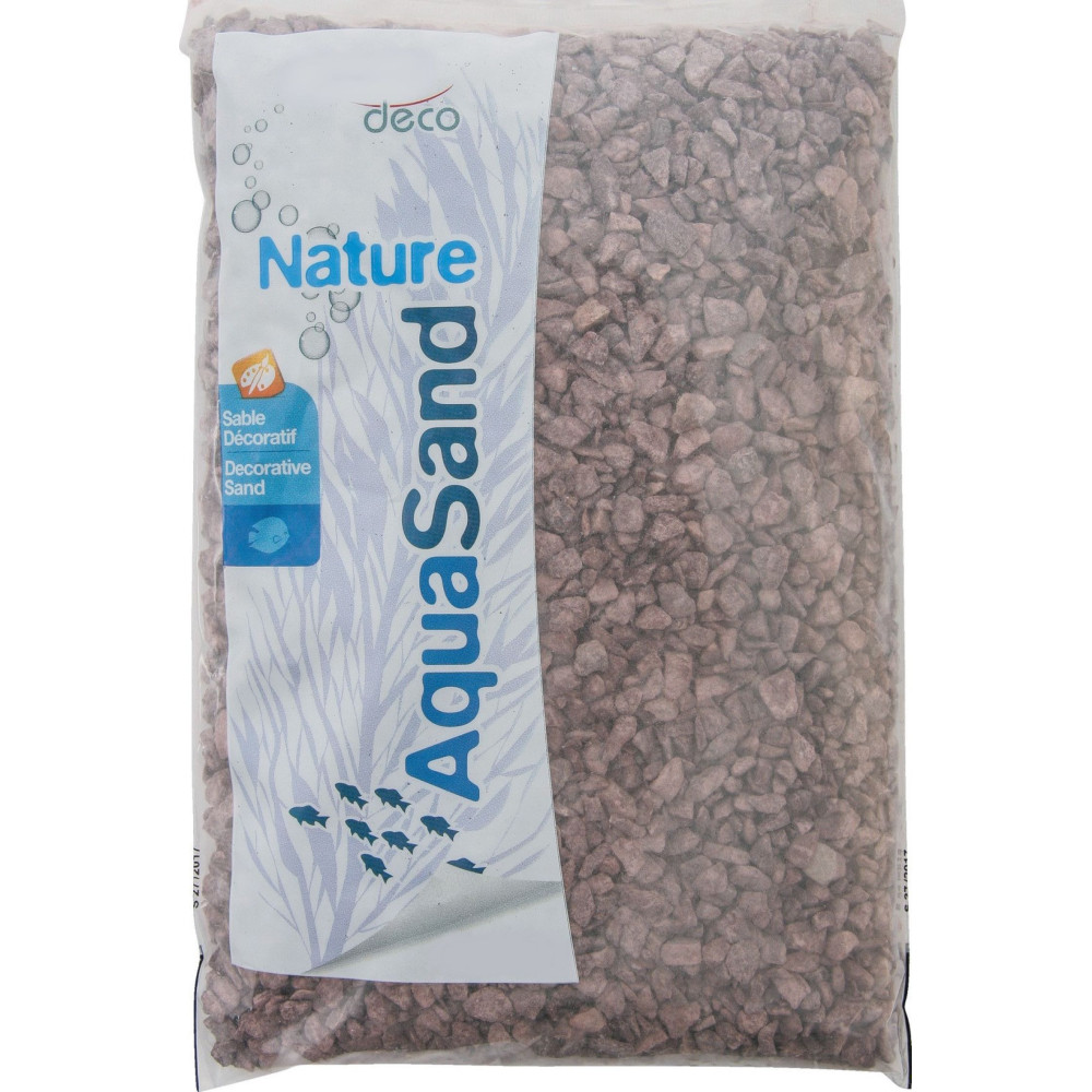 animallparadise sol décoratif 2-6 mm naturel grès rouge AquaSand 1 kg pour aquarium Sols, substrats