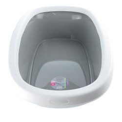 animallparadise Litter box sprint 20, stone grey 39 x 58 x 17 h for cats Litter boxes