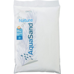 animallparadise Sol décoratif 0,15-0,6 mm naturel cristobalite iceberg AquaSand 0.8 kg pour aquarium Sols, substrats