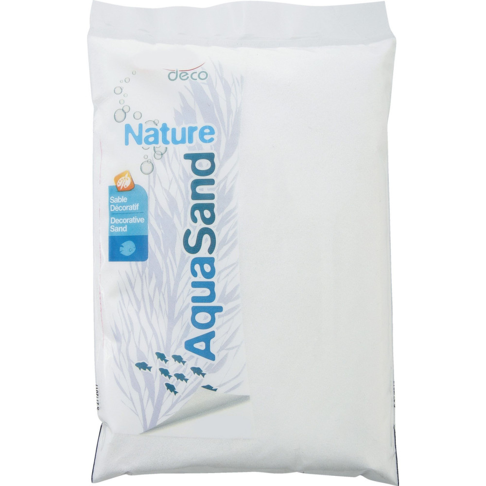 animallparadise Decorative floor 0,15-0,6 mm natural cristobalite iceberg AquaSand 0.8 kg for aquarium Soils, substrates
