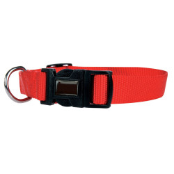 animallparadise Nylonhalsband Größe 30-40 cm 15 mm Farbe Rot für Hunde AP-ZO-463640R Nylon-Halsband