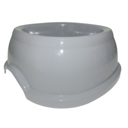 animallparadise Square bowl 2 liters, grey plastic, for dogs Bowl, bowl