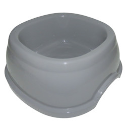 animallparadise Square bowl 2 liters, grey plastic, for dogs Bowl, bowl