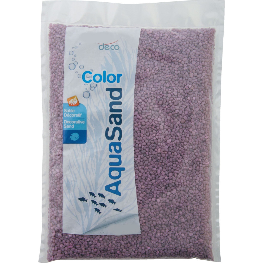animallparadise Feiner Kies für Aquarien, Farbe lila-violett 1kg AP-ZO-346086 Böden, Substrate
