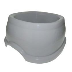 animallparadise Square bowl 3 liters, grey plastic, for dogs Bowl, bowl
