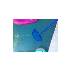 Jardiboutique Grande épuisette de piscine pour nettoyage de surface très résistante Épuisette