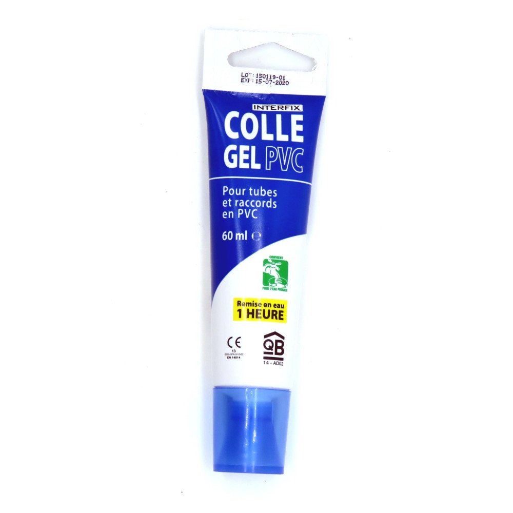 Interplast 60 ml Gel glue tube for PVC pool connection glue and other