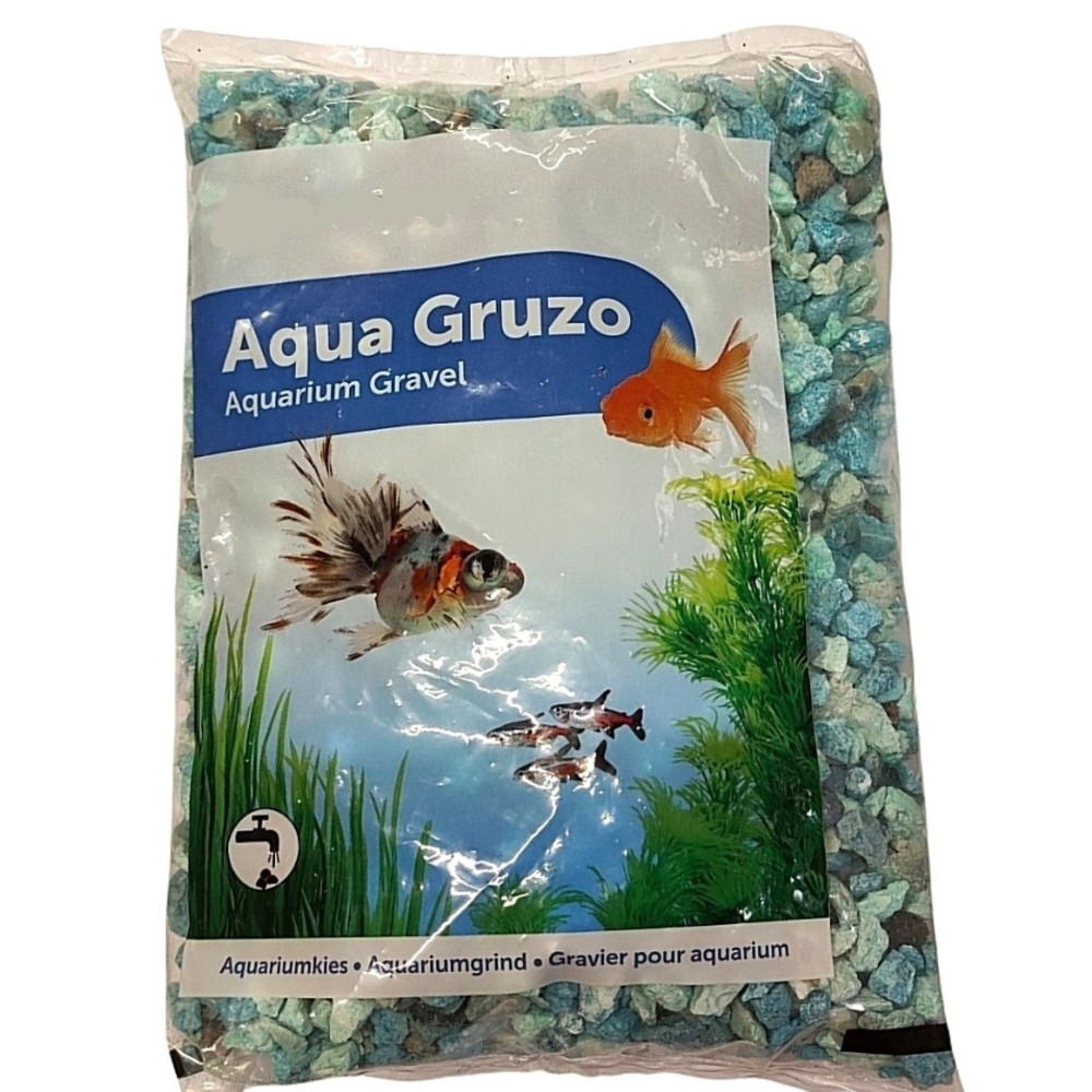 animallparadise Gravier Gruzo vert 900 gr pour aquarium. Sols, substrats