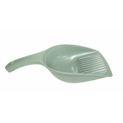 animallparadise Litter scoop 28 cm, green recycled plastic, for cats litter accessory