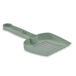 animallparadise Litter scoop 25 cm, green recycled plastic, for cats litter accessory