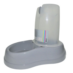 animallparadise Wasserspender 1.5 Liter, grau aus Kunststoff, für Hund oder Katze AP-ZO-474304GPI Wasserspender, Essen