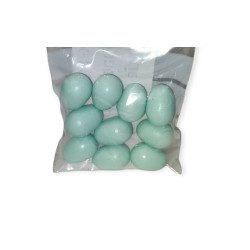 10 ovos artificiais de plástico ø 1,6 cm para canário AP-FL-110211-x10 Faux oeuf