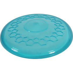 animallparadise Flying disc pop ø 23 cm toy for dogs, turquoise color. Frisbees for dogs