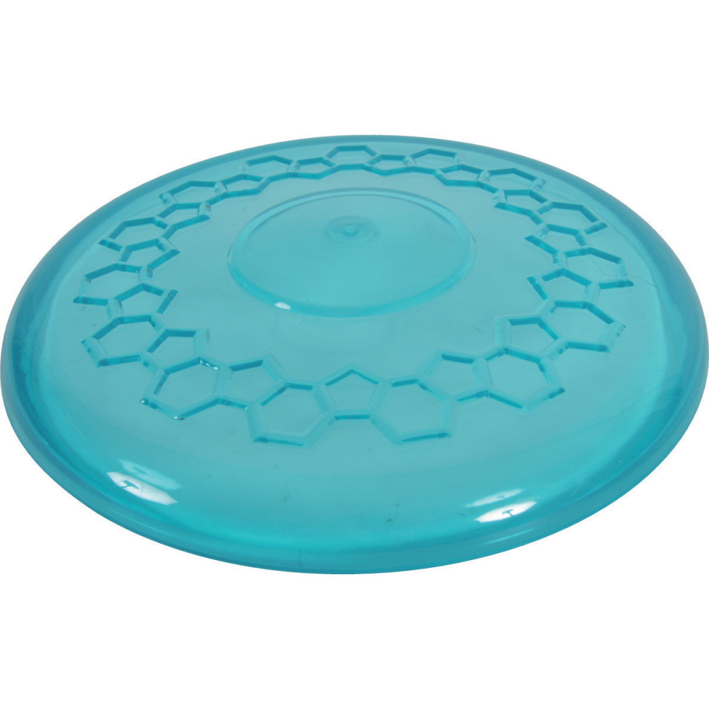 animallparadise Flying disc pop ø 23 cm toy for dogs, turquoise color. Frisbees for dogs