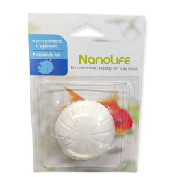 animallparadise Bloc vacance Nanolife pour poisson d'agrément 25 grammes Nourriture