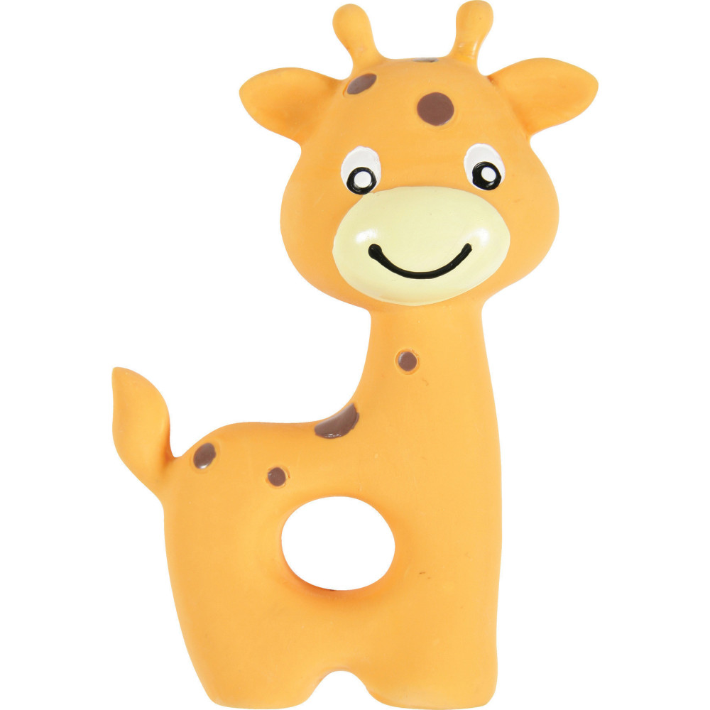 Latex speelgoed PUPPY Giraffe. 10 cm. voor puppies. animallparadise AP-ZO-479336 Kauwspeelgoed voor honden