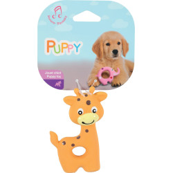 Latex speelgoed PUPPY Giraffe. 10 cm. voor puppies. animallparadise AP-ZO-479336 Kauwspeelgoed voor honden