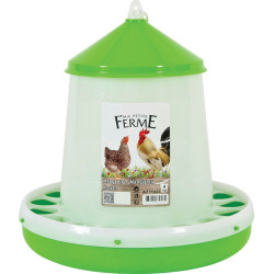 animallparadise Plastic silo feeder, capacity 4 kg, low yard Feeder