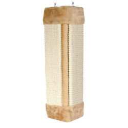 animallparadise Natural beige corner scratching post 23 x 49 cm Scratchers and scratching posts