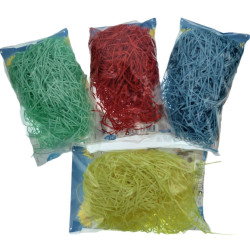 Cama Hamster, fibra de papel, saco de 25 gr, cor aleatória AP-ZO-206403 Camas, redes de dormir, ninhos