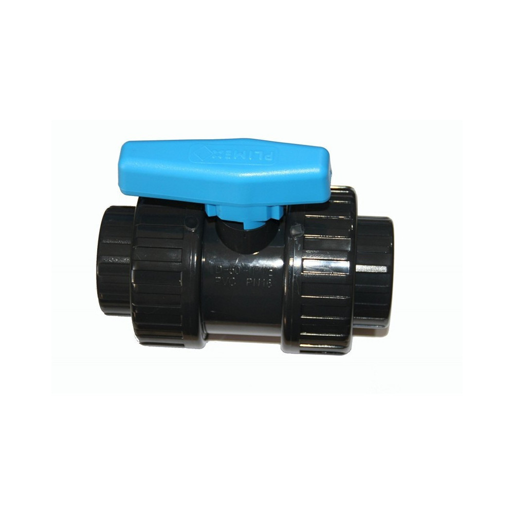 jardiboutique Valve ø 63 mm with ball to be glued PVC - PLIMEX Pool valve
