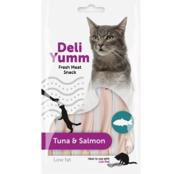 5 sticks van 14 g, tonijn- en zalmsmaak voor katten animallparadise AP-FL-561112 Kattensnoepjes