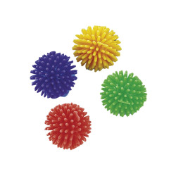 animallparadise set of 4 cat balls - hedgehog type ball 3 cm Games