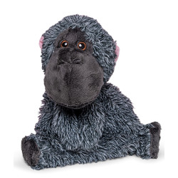 Grijze gorilla pluche knuffel 27 cm voor hond animallparadise AP-VA-18371 Pluche voor honden