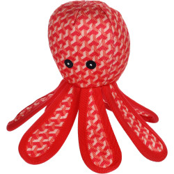 animallparadise Strong Stuff Red Octopus Toy 23.5 cm. for dog. Chew toys for dogs