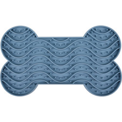 animallparadise Leckmatte YUMMEE Farbe blau Größe M 21 cm für Hunde AP-FL-50213 Futternapf und Anti-Fleck-Matte