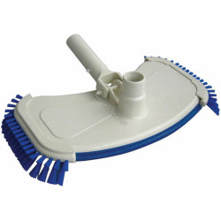jardiboutique Swimming pool broom head with blue brush. Vacuum cleaner