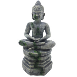 animallparadise Statua Buddha seduto base ø 7,5 cm, altezza 16,5 cm, decorazione per acquario AP-ZO-352204 Statue