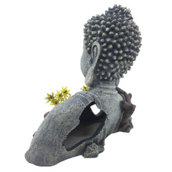 Boeddhabeeld 18 cm, hoogte 19 cm, aquarium decoratie animallparadise AP-ZO-352205 Statue