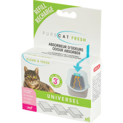 animallparadise Refill anti-odour filter for cat toilet house Toilet house filter