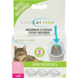 animallparadise Refill anti-odour filter for cat toilet house Toilet house filter