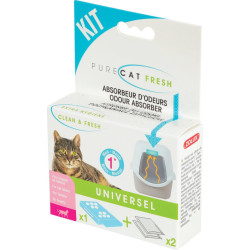 animallparadise Filtre Anti-odeurs pour maison de toilette de chat accessoire litière