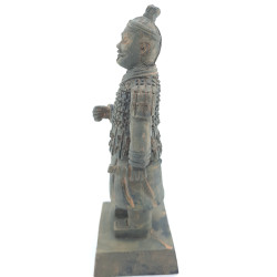 Estatueta guerreiro chinês Qin 1 L, altura 14 cm, decoração de aquário AP-ZO-352183 Statue