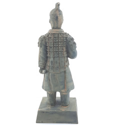 Estatueta guerreiro chinês Qin 1 L, altura 14 cm, decoração de aquário AP-ZO-352183 Statue