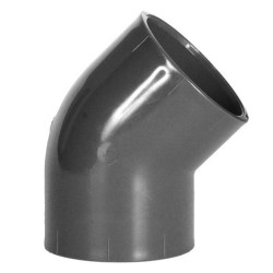 Jardiboutique Elbow 45° ø 32 mm pressure to glue. PVC PRESSURE CONNECTION