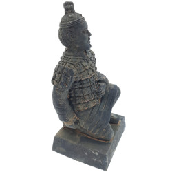 Estatueta guerreiro chinês Qin 2 L, altura 11 cm, decoração de aquário AP-ZO-352184 Statue